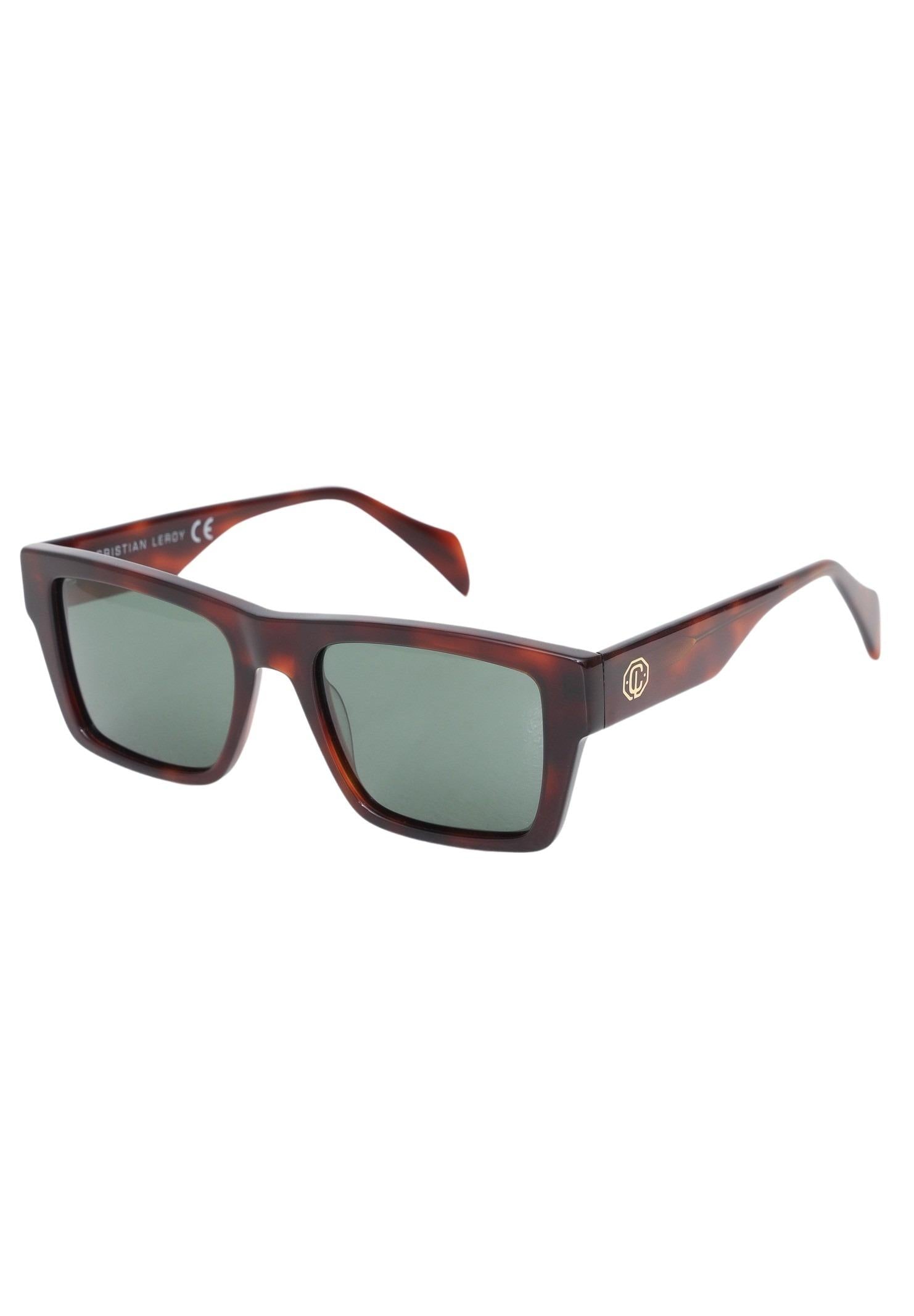 Occhiali da sole marroni per uomo e donna con montatura tartarugata 700240 04 CRISTIAN LEROY 