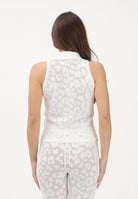 AKEP Top bianco da donna in maglia traforata PLKD13224 V6 AKEP 