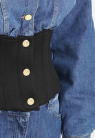 ELISABETTA FRANCHI Giubbotto in denim blu da donna BJ40N56E2 EI1 ELISABETTA FRANCHI 