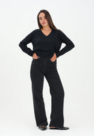 LEVI'S® Jeans Ribcage Wide Leg in denim nero da donna A6081-0001 . LEVI'S® 