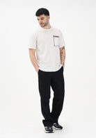 BLAUER T-shirt a manica corta panna da uomo con stampa grafica 26SBLUH02069-007439 102 BLAUER 