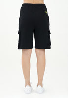 BARROW Shorts sportivo nero per donna, ragazzi e bambini con stampa logo S5BKJUBE084 110 BARROW 