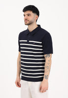 TOMMY HILFIGER Polo a manica corta blu da uomo con motivo a righe MW0MW37396 0A4 TOMMY HILFIGER 