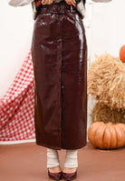 TPN Gonna midi Deming bordeaux da donna DEMING012W5 9Y TPN 