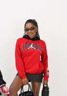 JORDAN Felpa con cappuccio GAMETIME rossa da bambino 95F209 R78 JORDAN 