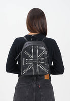 RICHMOND Zaino nero da donna con borchie e logo RWA25231ZA BL RICHMOND 