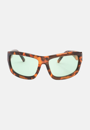 Occhiali da sole Atene tartarugati con lenti verdi da donna ATENE TARTAUGATO VERDE OS SUNGLASSES 