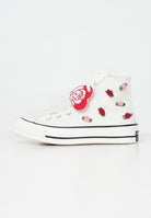 CONVERSE Sneakers CHUCK 70 ROSES bianche da donna A10637C  CONVERSE 