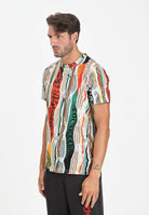 AUSTRALIAN T-shirt a manica corta Knit Effect bianca da uomo in collab con Carlo Colucci ACUTS0002 002 AUSTRALIAN 