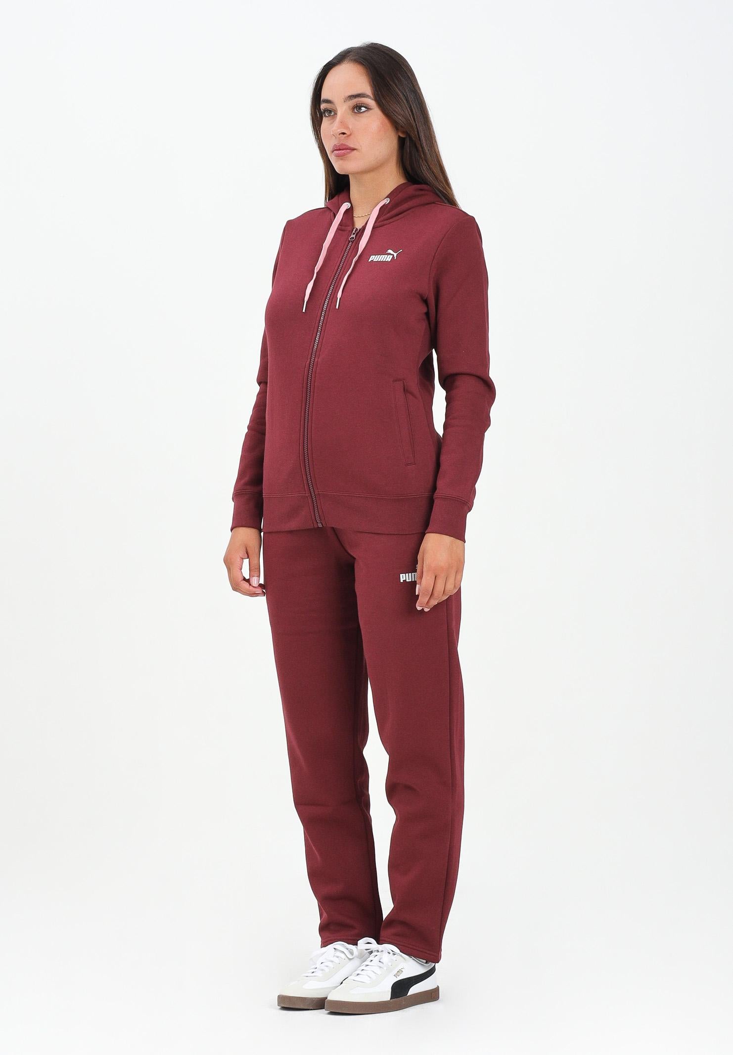 PUMA Tuta sportiva bordeaux da donna 688161 96 PUMA 