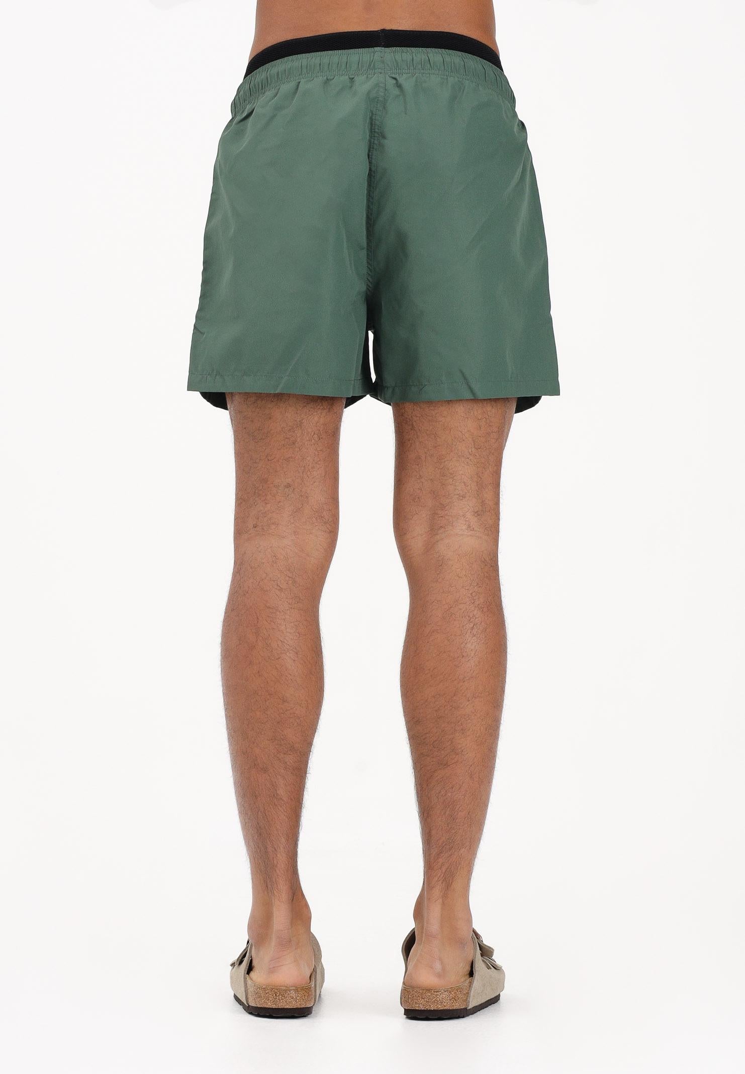 EA7 Shorts mare verde da uomo con coulisse a contrasto nera 7M001689AF21074 U7260 EA7 