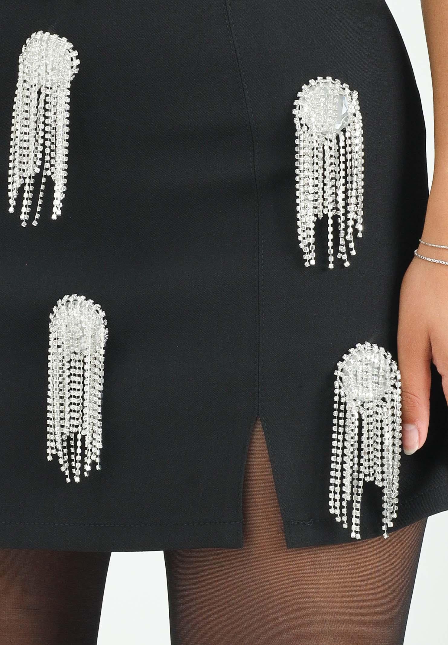 ODI ODI Gonna corta Asciano nera da donna ASCIANO010W5 D6 ODI ODI 