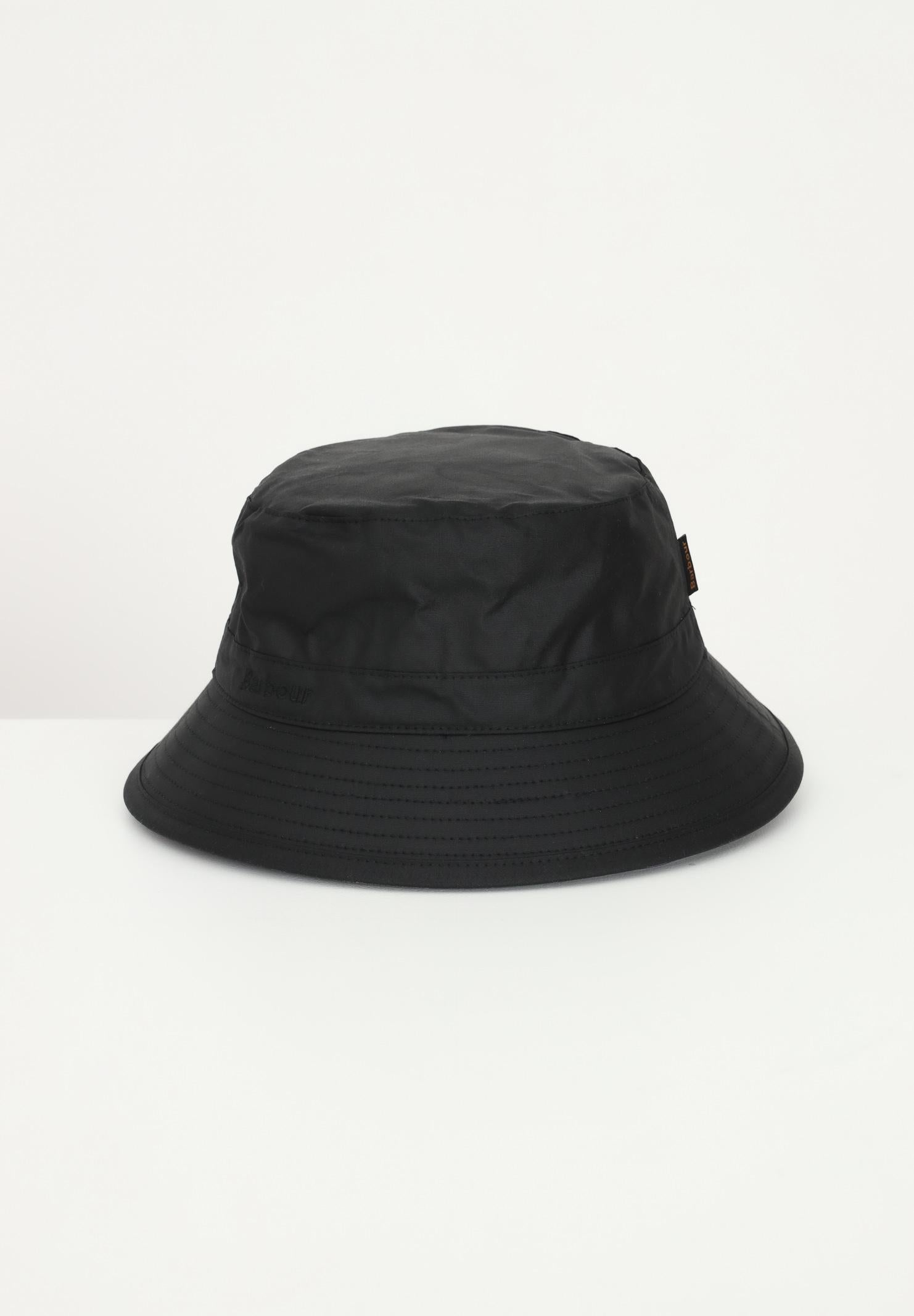 BARBOUR Bucket cerato nero per uomo e donna 242-MHA0001MHA BK91 BARBOUR 