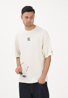 NEW ERA T-shirt a manica corta Oversized New York Yankees MLB Waffle bianca per uomo e donna 60771571 . NEW ERA 