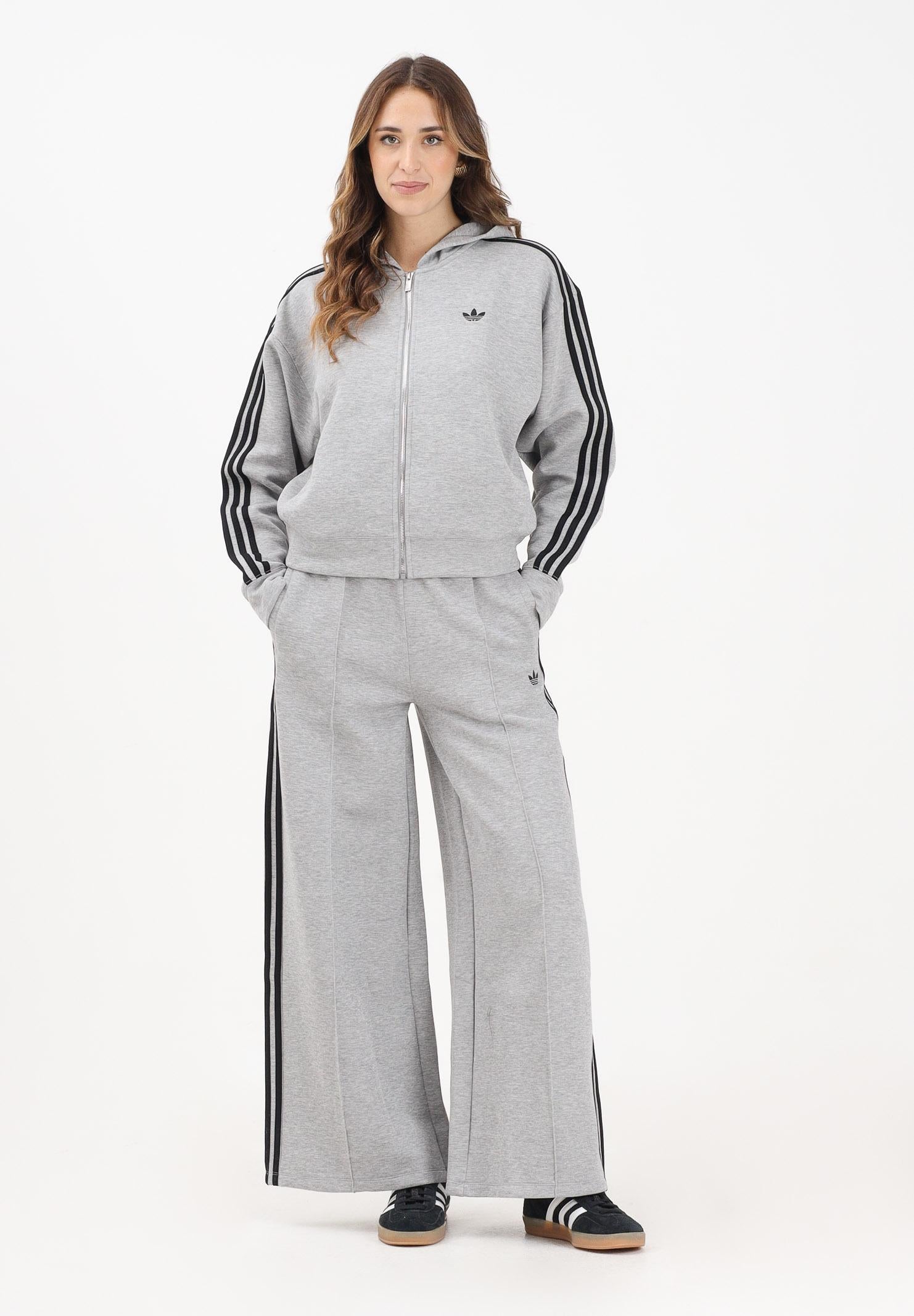 ADIDAS ORIGINALS Pantalone sportivo 3-Stripes Spacer grigio da donna JV7497 . ADIDAS ORIGINALS 