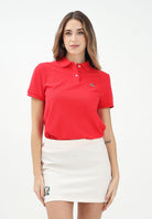 LACOSTE Polo a manica corta rossa da donna PF7839 ZBG LACOSTE 
