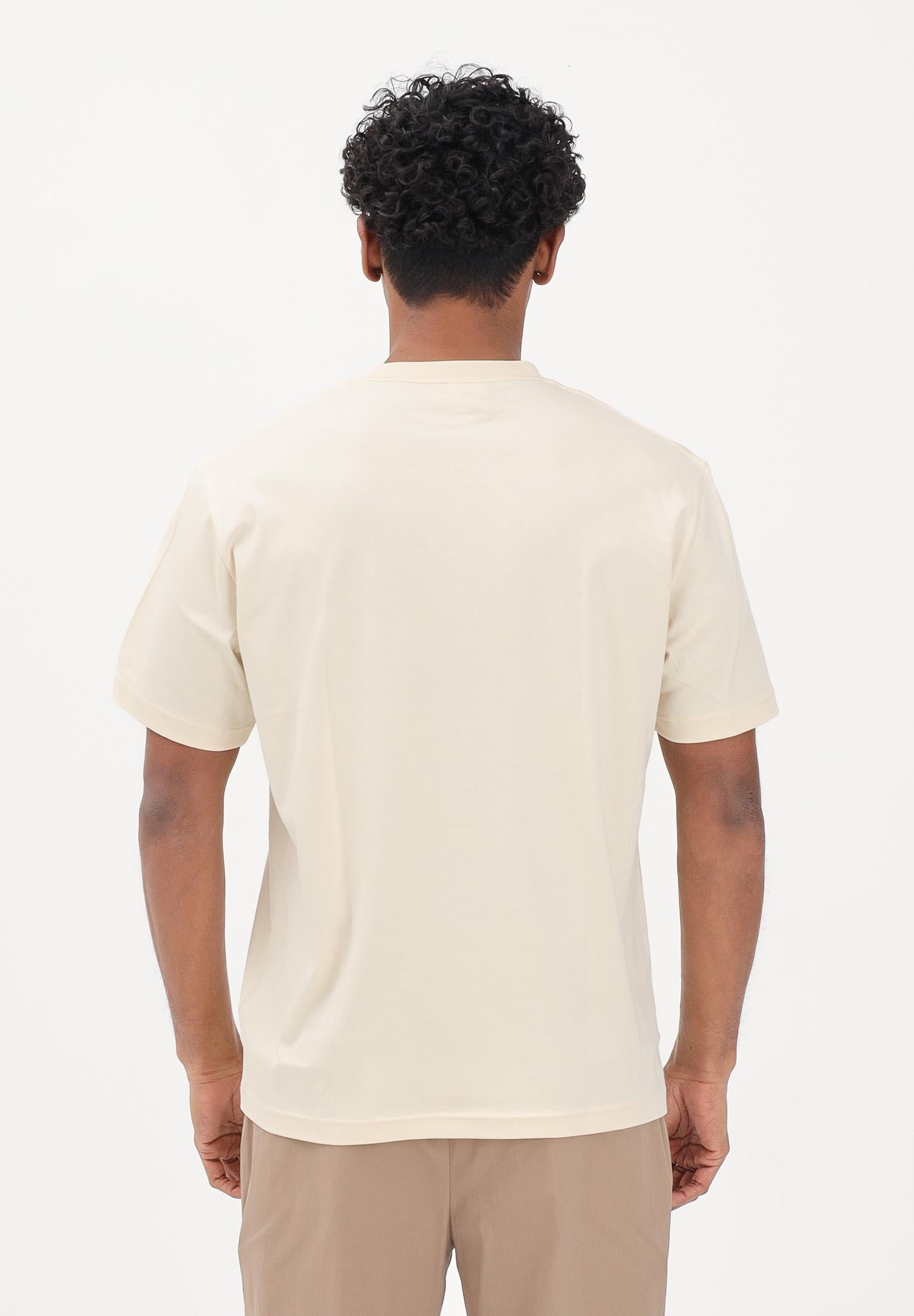 LACOSTE T-shirt a manica corta beige da uomo con logo TH5931 056 LACOSTE 