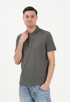 ARMANI EXCHANGE Polo a manica corta verde militare da uomo con dettagli a contrasto XM001285AF10366 M8317 ARMANI EXCHANGE 