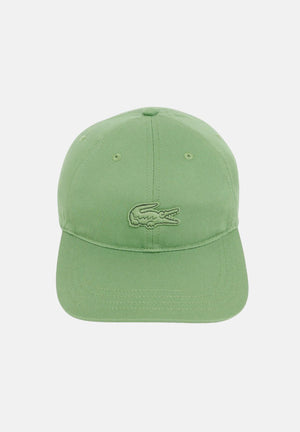 LACOSTE Cappello con visiera verde per uomo e donna con stemma RK1910 02M LACOSTE 