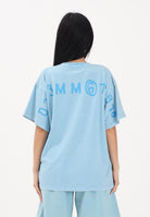 MAISON MARGIELA T-shirt a manica corta azzurra per donna, ragazzi e bambini con stampa M60985MM07Q M6809 MAISON MARGIELA 