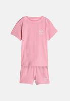 ADIDAS ORIGINALS Completino Regular Wide Rib rosa da neonato KE4985 . ADIDAS ORIGINALS 