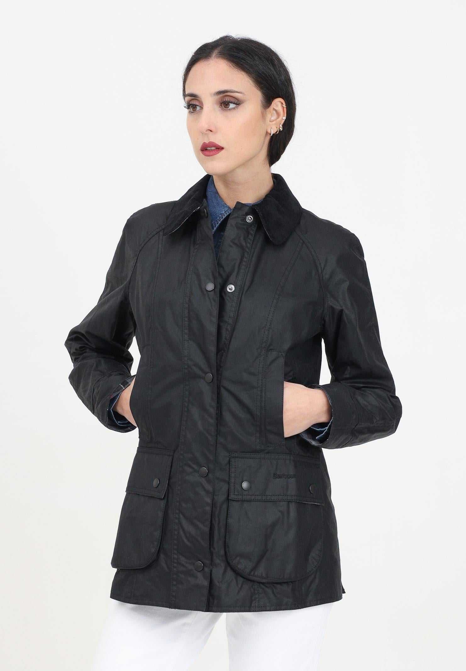 BARBOUR Giubbotto impermeabile Beadnell nero da donna 242-LWX0667LWX BK11 BARBOUR 