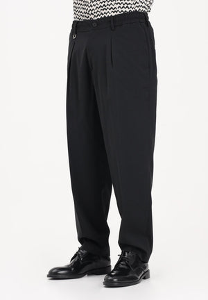 GOLDEN CRAFT Pantalone nero da uomo con vita elasticizzata GC1PSS266920 D001 GOLDEN CRAFT 