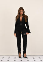 ELISABETTA FRANCHI Cardigan nero da donna MK48S57E2 110 ELISABETTA FRANCHI 