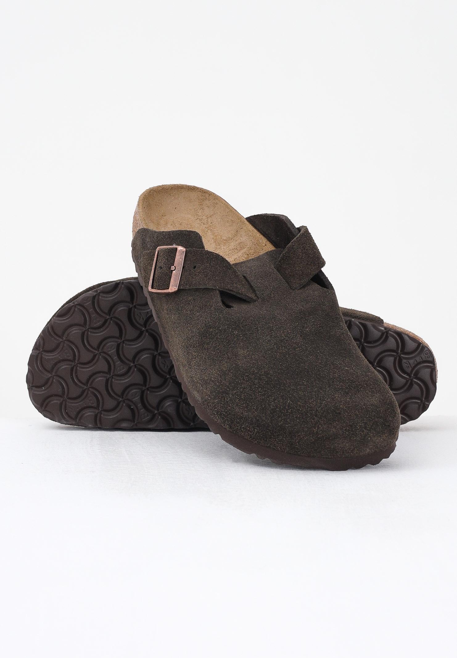 BIRKENSTOCK Ciabatte Boston marroni per uomo e donna 1027460 . BIRKENSTOCK 