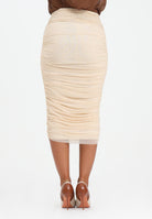 ALMA SANCHEZ Gonna midi Gaderme burro da donna AS2526081RT 059 ALMA SANCHEZ 