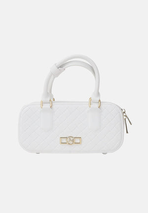 MARC ELLIS Borsa a mano Flat Glitty bianca da donna FLAT-GLITTY MILIGO MARC ELLIS 