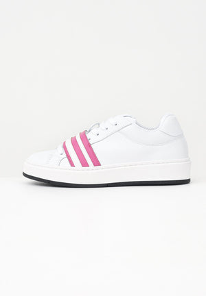 GCDS Sneakers bianche da uomo con fascia a strappo logata B1EU4204AF2 59 GCDS 