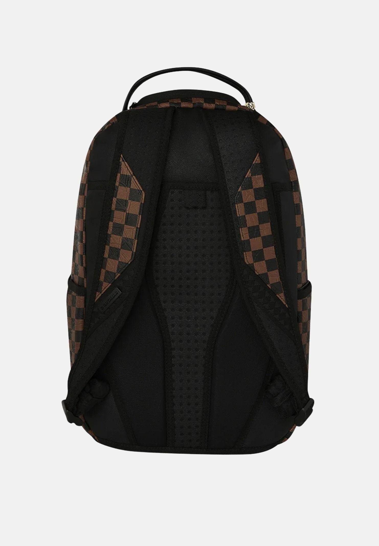 SPRAYGROUND Zaino CHECK 2 EMBOSS BACKPACK marrone per uomo e donna 910B8232NSZ . SPRAYGROUND 