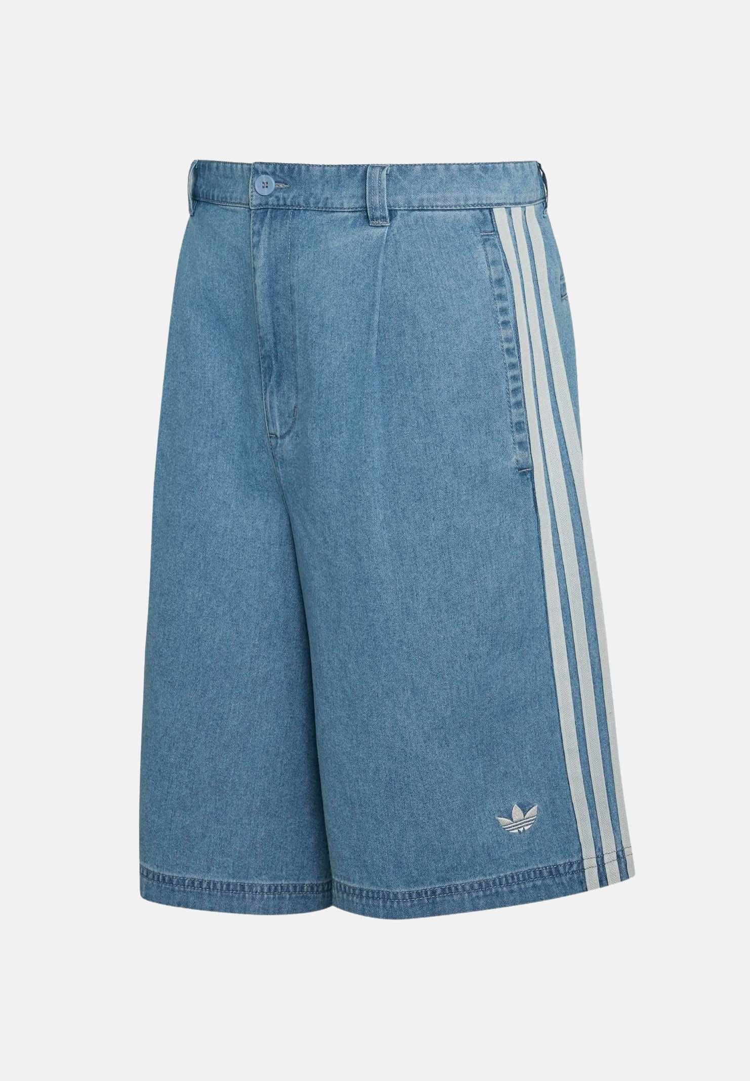 ADIDAS ORIGINALS Shorts CHINO in denim chiaro per uomo e donna KX1192 . ADIDAS ORIGINALS 