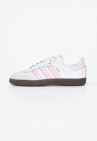 ADIDAS ORIGINALS Sneakers Samba Og bianche e rosa da bambina JQ2849 . ADIDAS ORIGINALS 
