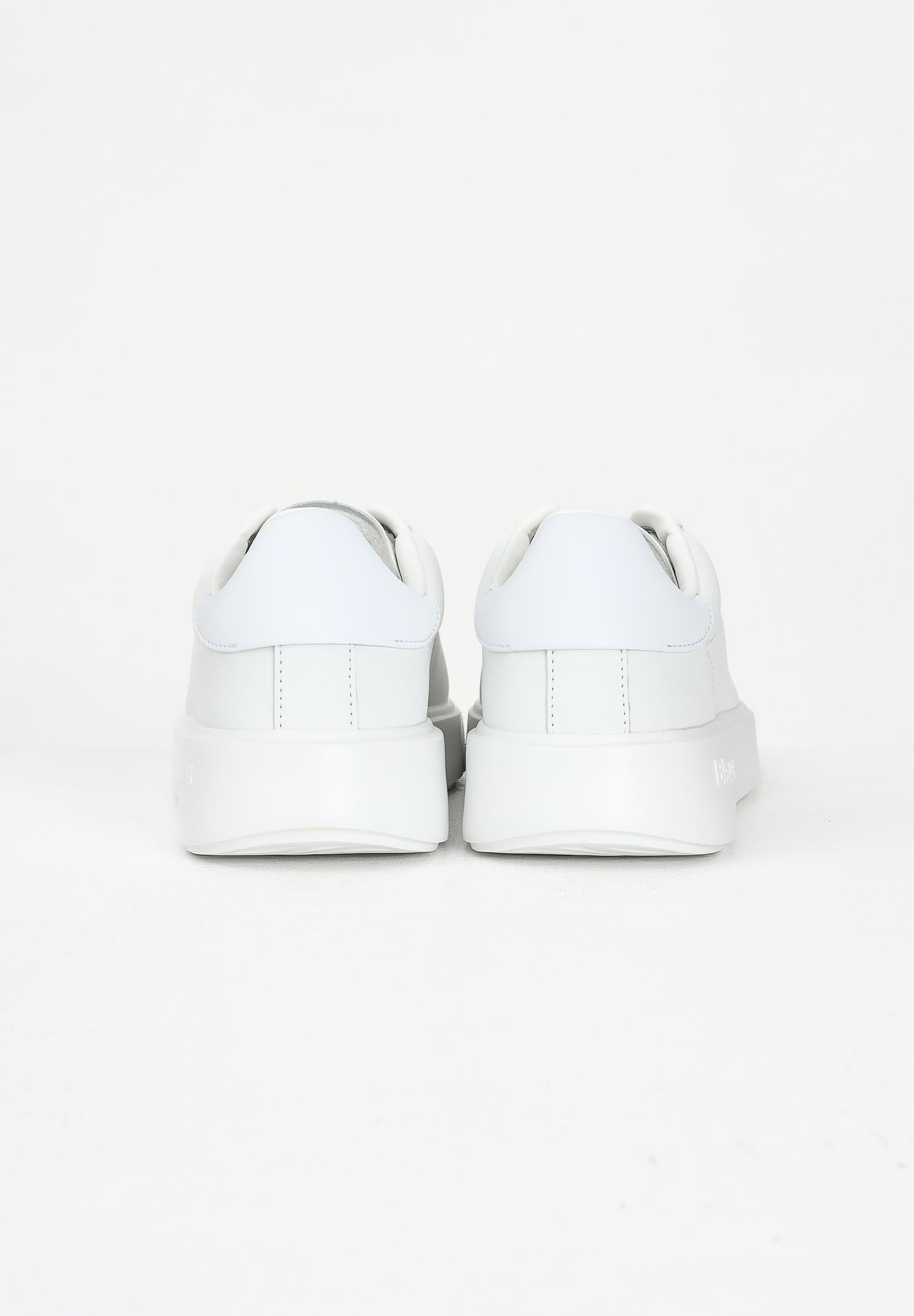 BLAUER Sneakers bianche da uomo con logo F5BUCK07LEA WHI BLAUER 