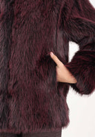 PATRIZIA PEPE Pelliccia bordeaux da donna 8O0197E072 R871 PATRIZIA PEPE 