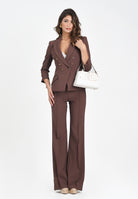 ELISABETTA FRANCHI Pantalone elegante marrone da donna PA12156E2 EA3 ELISABETTA FRANCHI 