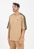 ADIDAS ORIGINALS T-shirt a manica corta Adicolor Oversized beige da uomo JY1397  ADIDAS ORIGINALS 