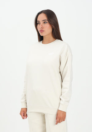 PUMA Felpa girocollo ESS N. 1 panna da donna 633268 87 PUMA 