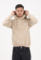 ADIDAS ORIGINALS Felpa con cappuccio TREFOIL ESSENTIALS beige da uomo KE1187 . ADIDAS ORIGINALS 