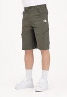 THE NORTH FACE Shorts Exploration verde militare da uomo NF0A8FU921L1 . THE NORTH FACE 