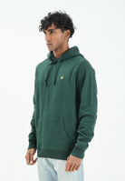 LYLE & SCOTT Felpa con cappuccio verde da uomo ML1139V W486 LYLE & SCOTT 