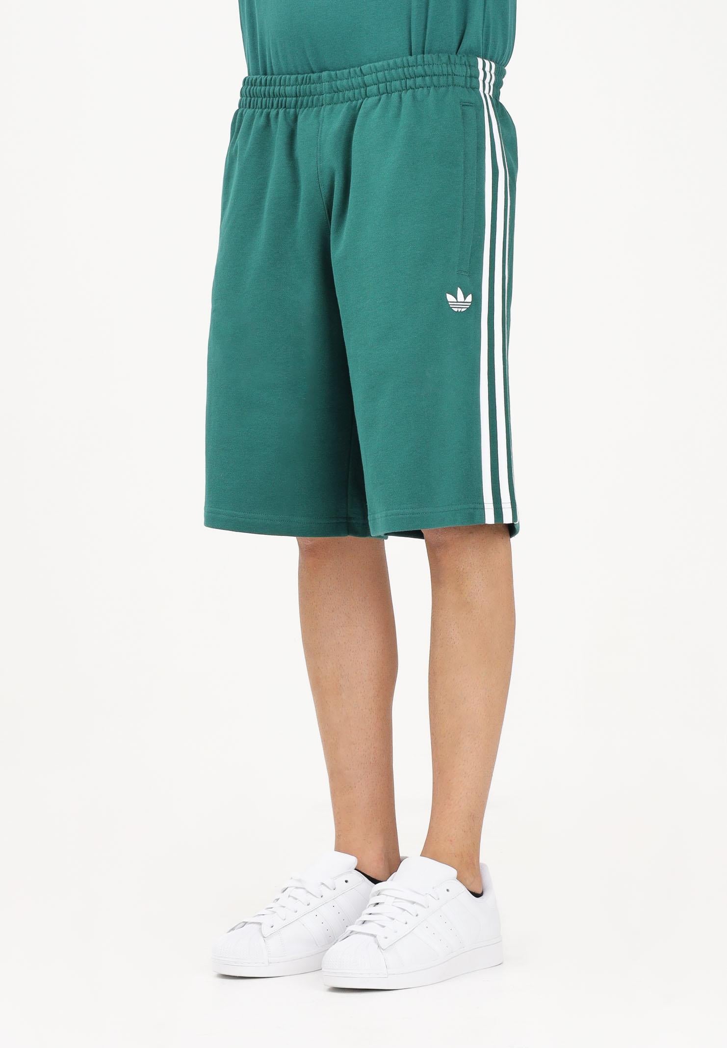ADIDAS ORIGINALS Shorts sportivo 3-STRIPES verde da uomo KE3563 . ADIDAS ORIGINALS 