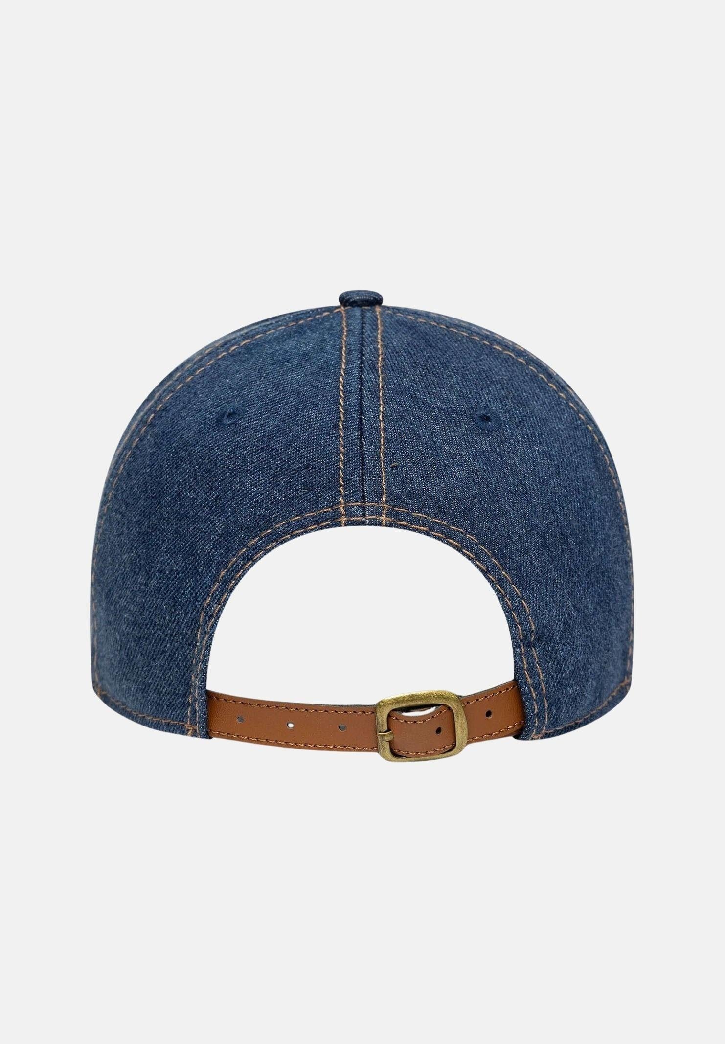 NEW ERA Cappello con visiera 9TWENTY New York Yankees MLB in denim blu per uomo e donna 60771839 . NEW ERA 