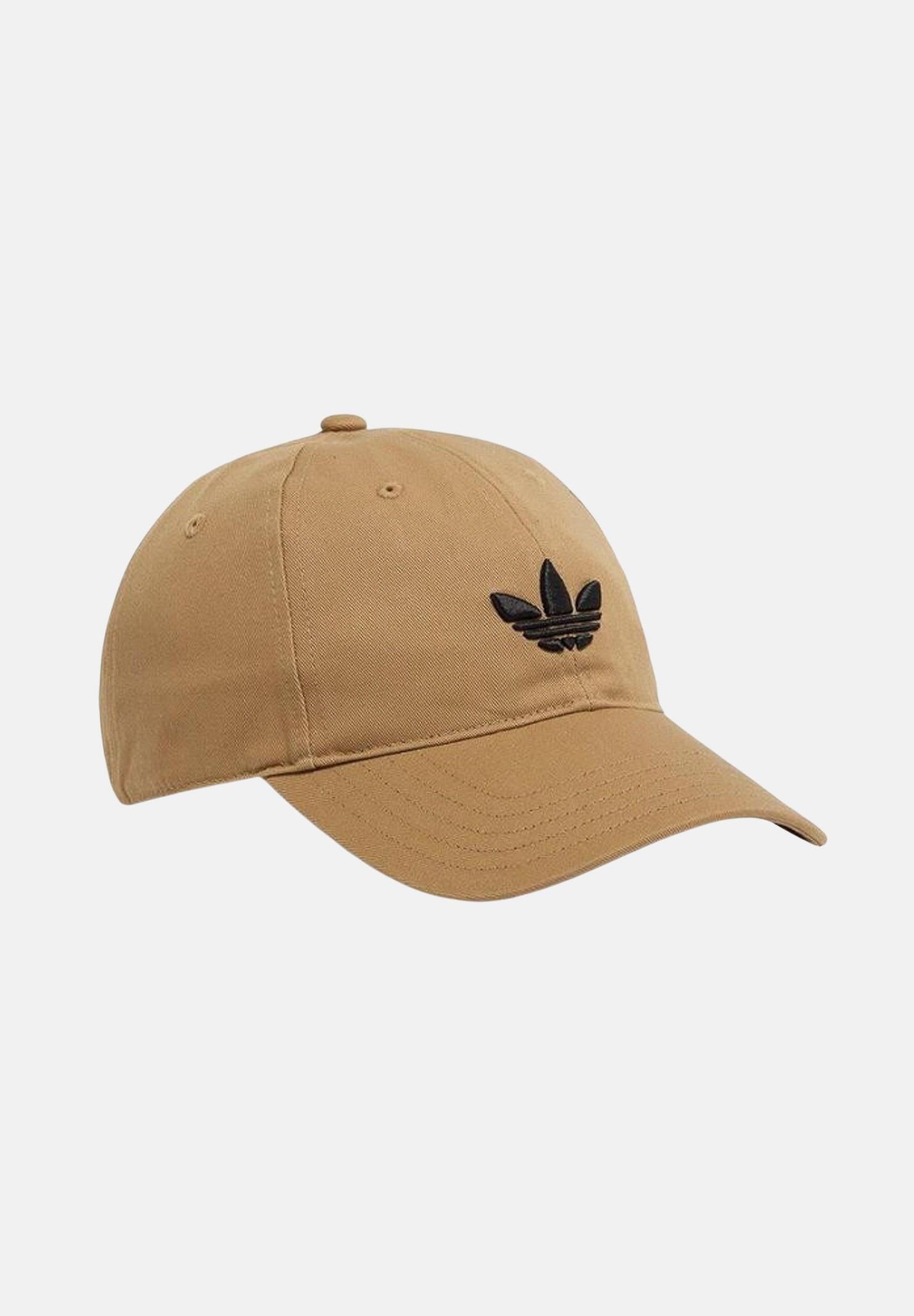 ADIDAS ORIGINALS Cappello con visiera Adicolor Classic Trefoil Baseball beige per uomo e donna JY5064 . ADIDAS ORIGINALS 