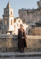 ELISABETTA FRANCHI Cappotto lungo marrone da donna CP01056E2 EA3 ELISABETTA FRANCHI 