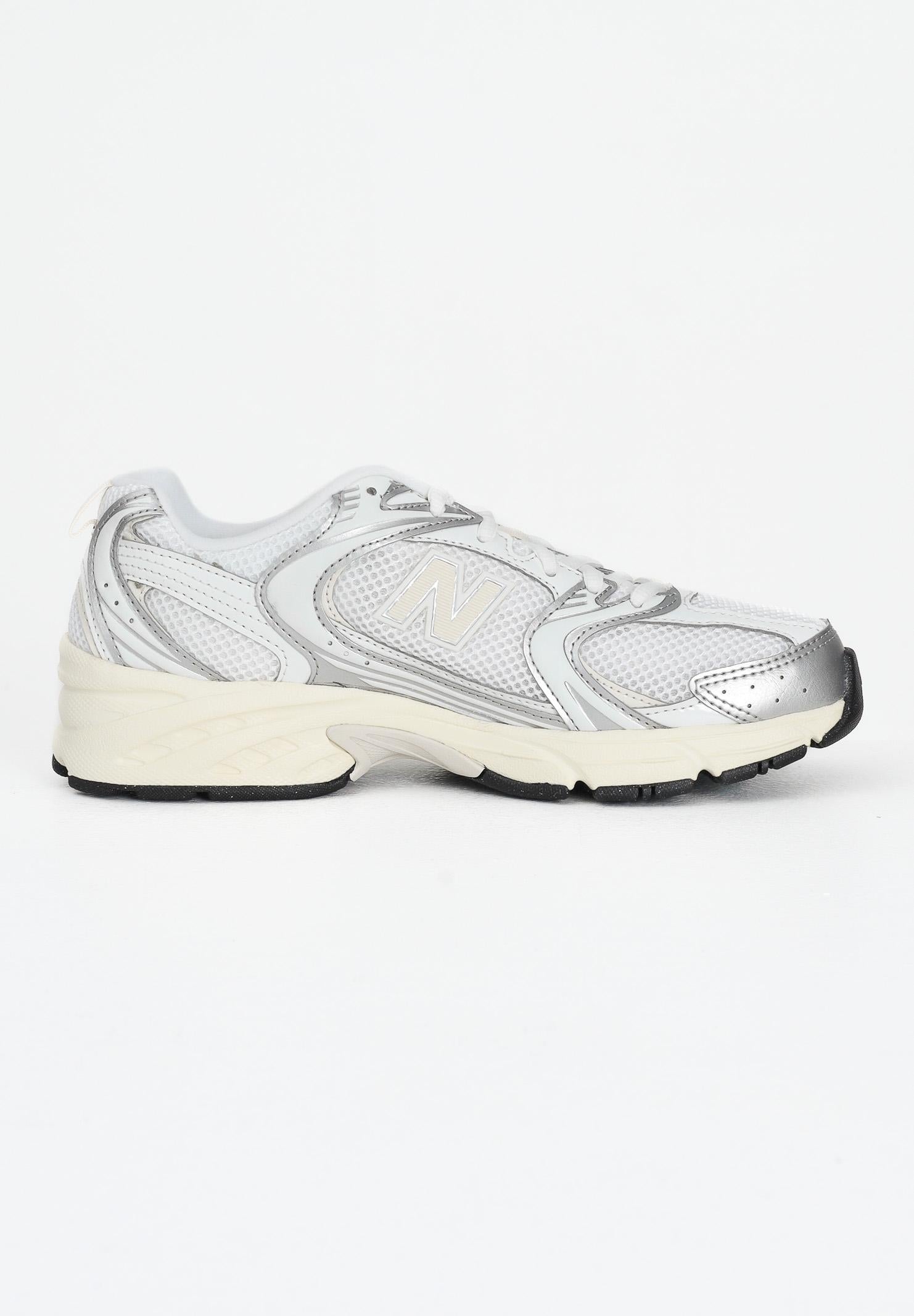 NEW BALANCE Sneakers 530 argento e panna da donna U530ESB  NEW BALANCE 