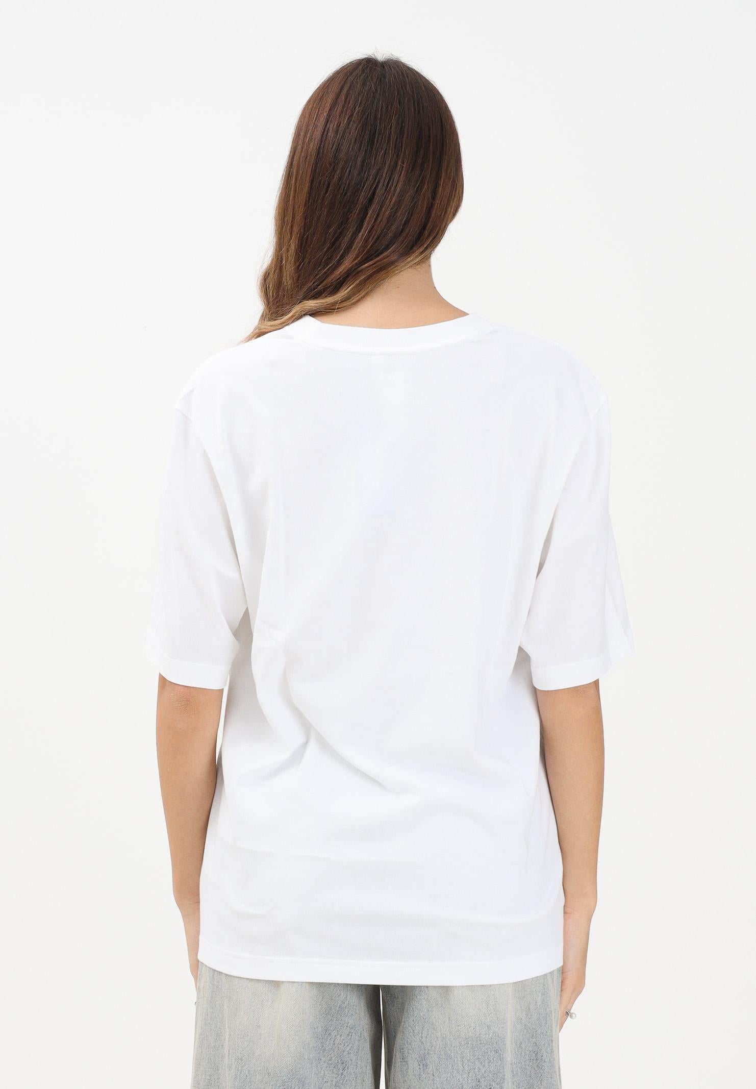 ADIDAS ORIGINALS T-shirt a manica corta Leo Oversize bianca da donna JV7570  ADIDAS ORIGINALS 