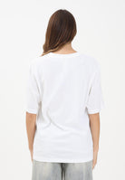 ADIDAS ORIGINALS T-shirt a manica corta Leo Oversize bianca da donna JV7570  ADIDAS ORIGINALS 